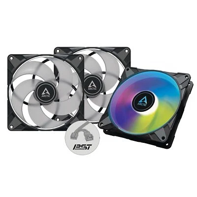 ARCTIC P14 PWM PST A-RGB 0dB 140mm PWM PST case fan (3 Pack) ACFAN00257A - Image 1 of 4