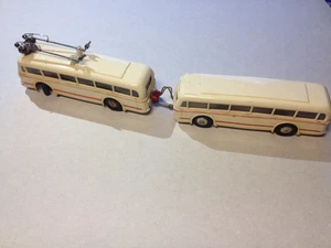 Eheim-Trolley-Bus mit Anhänger,Rarität H0 Sehr sehr Selten! - Bild 1 von 6