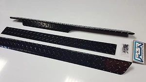 EZGO TXT Golf Cart Diamond Plate Rocker Panel covers kick 1994-2012 BLACK USA - Bild 1 von 12