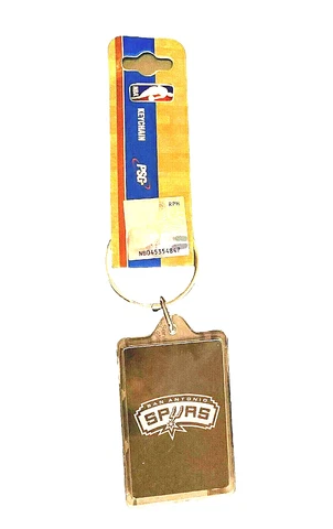 SAN ANTONIO SPURS NBA ACRYLIC KEY CHAIN Double Sided Cover