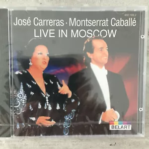 JOSÉ CARRERAS & MONTSERRAT CABALLÉ - Live in Moscow (CD Belart 450 193-2 / OVP) - Bild 1 von 2
