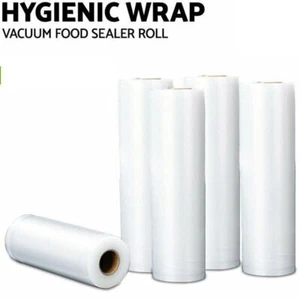 Food Vacuum Sealer Bags Rolls Vaccum Food Saver Storage Embossed Seal Bag Pack - Zdjęcie 1 z 8