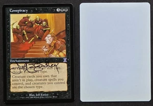 FIRMATO MtG Magic Jeff Easley prova d'artista_spirale temporale_COSPIRAZIONE_VHTF 1/50! - Foto 1 di 2