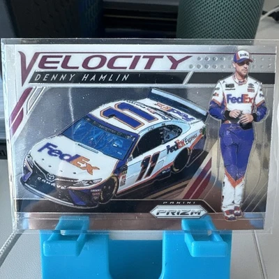 2019 Panini Prizm - Velocity Denny Hamlin #72 - Image 1 of 2