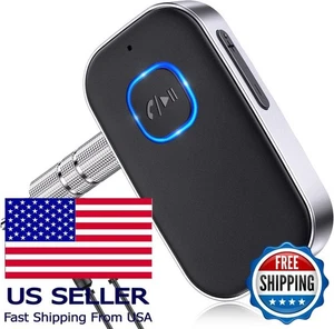 Bluetooth Empfänger für Auto, 3,5mm AUX Adapter, Noise Cancelling, 16H Akku - Bild 1 von 7