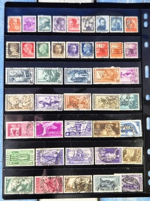 Vintage ITALIAN Cultural Daily Stamp Mix from ITALY - 43 Stamps - Sold as Seen F - Image 1 of 2
