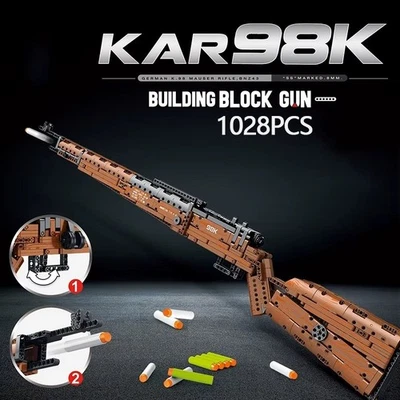 1028PCS Kar98K building block model 77003 assembly bricks - Image 1 of 4