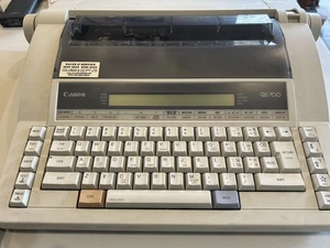 Canon QS700 Electronic Typewriter. Working - Vintage 1990's. LCD Display - Picture 1 of 9