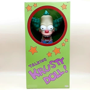 The Simpsons 16 Zoll Good & Evil Krusty sprechende Plüschpuppe mit Zugschnur, neu im Karton - Bild 1 von 6