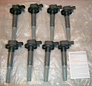 Paquete de 8 bobinas de encendido de alto rendimiento para Ford F150 Mustang 5,0 L V8 UF622 DG542 - Imagen 1 de 3