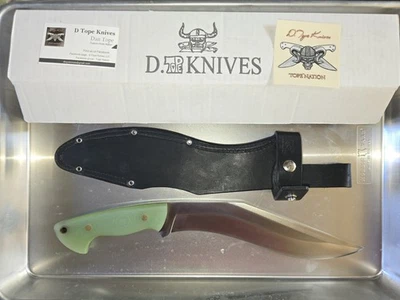 Tope Kukri 3V Ghost Green Jade G-10 - Forros verdes tóxicos RARO FUNCIONAMIENTO LIMITADO Foto 1 de 4