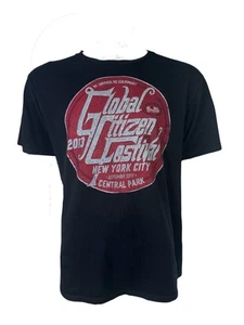 Global Citizen Festival New York Tee Size XL Black - Picture 1 of 5
