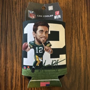 AARON RODGERS GREEN BAY PACKERS CARICATURE 2 SIDED DESIGN CAN HOLDER - Picture 1 of 2