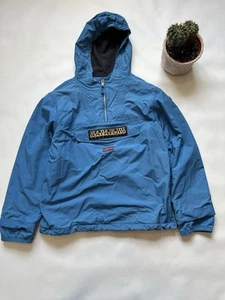 Giacca vintage Napapijri Skidoo Anorak blu XSmall - Foto 1 di 9