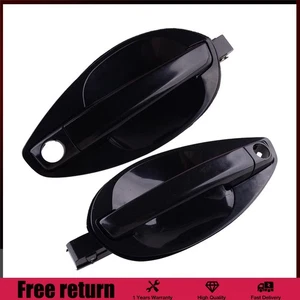 2 pezzi nuovo adatto per Hyundai Tiburon Coupè 2003-2008 nero presa maniglia porta esterna - Foto 1 di 7