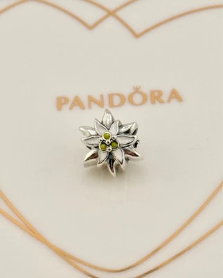 LIMITED EDITION Country Exclusive Genuine Pandora Edelweiss Charm ~798243ENMX - Image 1 of 4