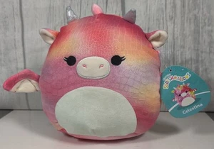 Celestina the Dragon 8" Squishmallow by Kellytoy 2020 NWT - Picture 1 of 7