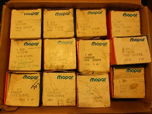 NOS Vinatge Cars Chrysler Mopar Tape Stripe Kit *Choose which Part Kit No. - Picture 1 of 10