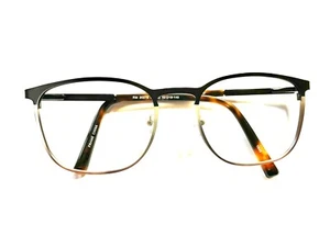 Robert Mitchel Eyeglasses Frames RM 20215 BK/GD 52-19-140 Without Lenses - Picture 1 of 3