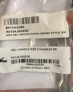 ADJ. Handle Size 2 1/4- 20x20 SS - Picture 1 of 4