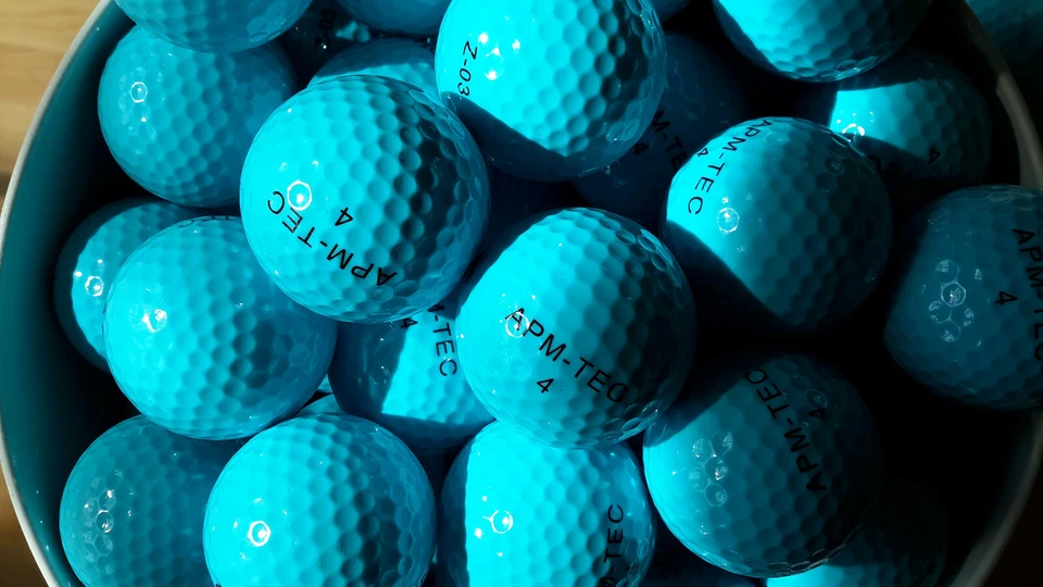 NEU Golfbälle blau, Turnierqualität, 432 Dimple APM-TEC Z-03 NEU