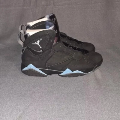 Men's Jordan 7 Retro Black / Chambray / Lt Graphite - CU9307 004 - Image 1 of 4