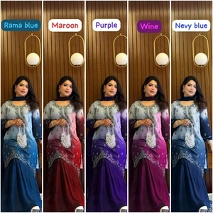 PUNJABI SHARARA PLAZZO KURTI PLAZZO SALWAR KAMEEZ ANZUG DAMEN READY MADE DESIGNER - Bild 1 von 22