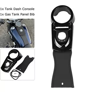 Consola de tanque de combustible para Harley Dyna Fat Bob Street Bob 08-13 + babero con panel de tanque de gasolina - Imagen 1 de 19