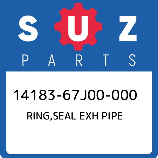Anillo Suzuki 14183-67J00-000, sello exh tubo 1418367J00000, nueva pieza original OEM Foto 1 de 1