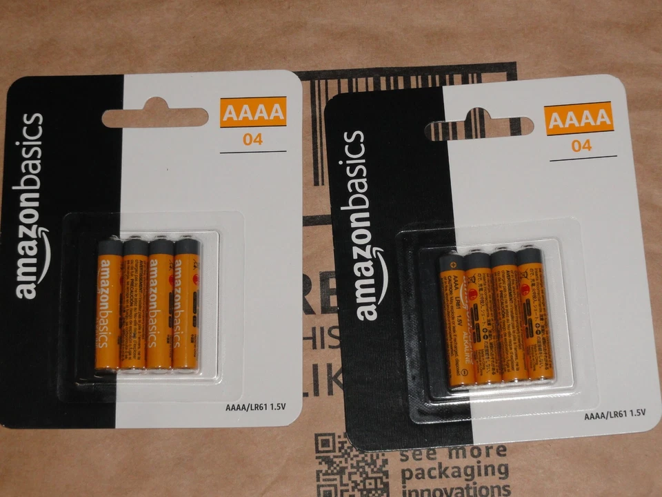 AmazonBasics AAAA Everyday Alkaline Batteries 4-pack