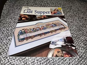1995 Vtg "The Last Supper" Needlepoint Cross Stitch Design Leisure Arts #2768 - Picture 1 of 4
