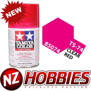 TAMIYA TAM85074 Spray Lacquer TS-74 Clear Red - Picture 1 of 2