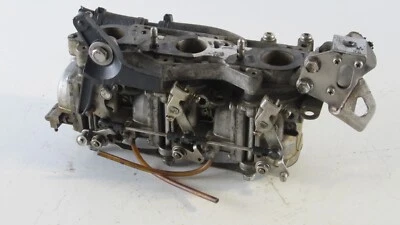 OEM 02-2007 DF30 30hp Suzuki Outboard Carburetor Set 13203-89J10 13201-89J10 25h - Image 1 of 4