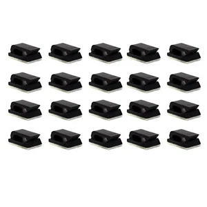 20Pack Wire Tie Cable Clamp Clip Holder Self-adhesive For Car DVR Detector GPS F - Picture 1 of 13