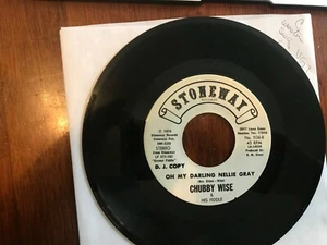COUNTRY 45 RPM RECORD -CHUBBY WISE- STONEWAY 1136- PROMO - Imagen 1 de 2