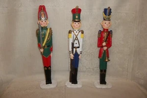 THREE CHRISTMAS SOLDIERS DECORATIONS - Picture 1 of 3
