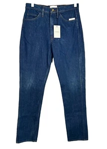 Frame Damen Blue Jeans Le Italien True Straight Größe 27 Made Fully In Italy - Bild 1 von 8