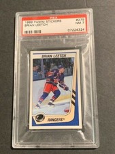 1989 PANINI STICKERS BRIAN LEETCH