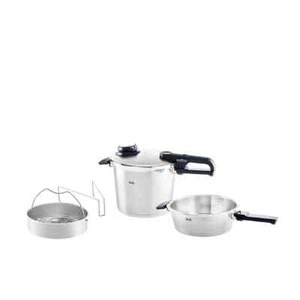Fissler Vitavit Premium Set Schnellbratpfanne 2.5L + Schnellkochtopf 6L +Einsatz - Bild 1 von 5