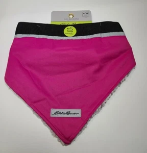 Pink L-XL EDDIE BAUER PET Reversible Warm Strong Dog 🐕 Bandana Sz Large X-Large - Picture 1 of 6