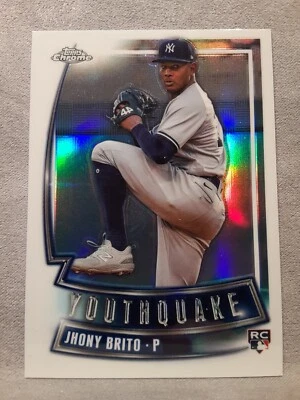 2023 Topps Chrome Update Youthquake - Jhony Brito #YQ-59 - New York Yankees - Image 1 of 2