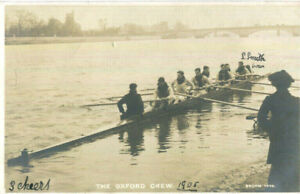 1905 postcard Univeristy Boat Race The Oxford Boat Crew OXFORD