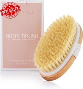 Dry Brushing Body Brush - Best for Exfoliating Dry Skin, Lymphatic Drainage and - Picture 1 of 12