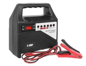 Caricabatteria per Auto Moto Professionale 6V 12V 6A Carica Batteria Portatile - Foto 1 di 8