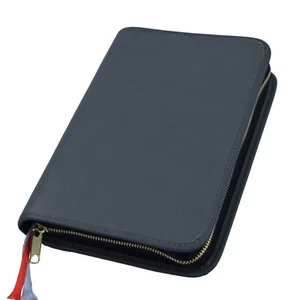 Gotteslobhülle Gotteslob Hülle Leder anthrazit schwarz grau Gebetbuch Buchhülle - Bild 1 von 3