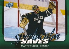 2008-09 Upper Deck SPECTACULAR SAVES #6 MARTY TURKCO - Dallas Stars