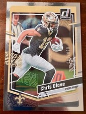 CHRIS OLAVE 2023 Donruss Silver Press Proof #212 #60/100 - Saints