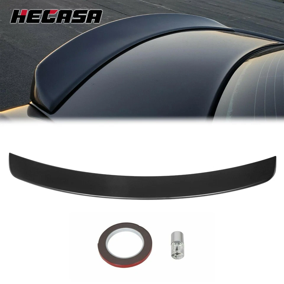 Rear Trunk Lip Spoiler for 11-20 Chrysler 300 Factory OE Style Painted Black