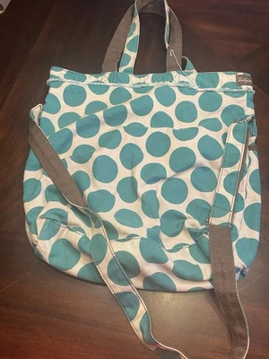 Bolso de Hombro Thirty One Retro Metro Teal Mod Dot  Foto 1 de 4