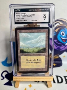 Magic MTG PLAINS ALPHA CGC 9 (NO bgs old 10 bgs pre modern black lotus foil mox) - Bild 1 von 2